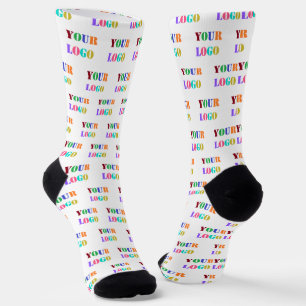 Custom Business Logo Promotional Socks Template