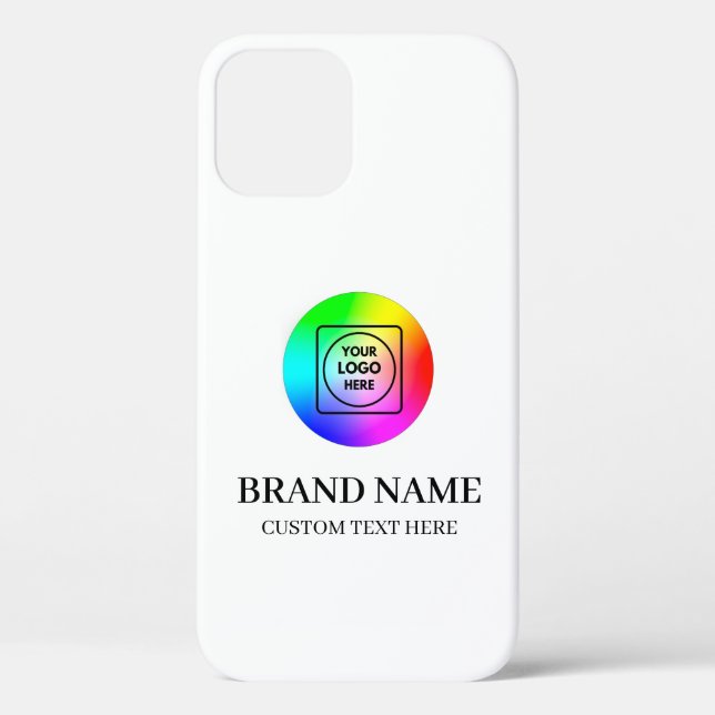 Custom Business Logo Promotional Template iphone  Case-Mate iPhone Case (Back)