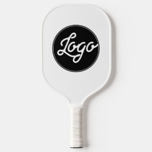 Custom Business Logo Promotional White Pickleball Paddle