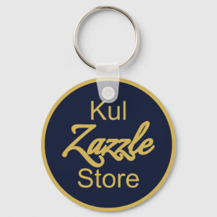 Custom Business Logo QR Code Key Ring