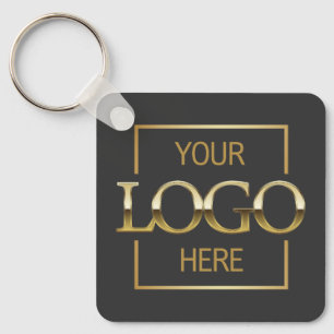 Custom Business Logo & QR Code Promotional Swag Key Ring