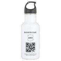 Custom Business Logo QR Code & Text Promotional