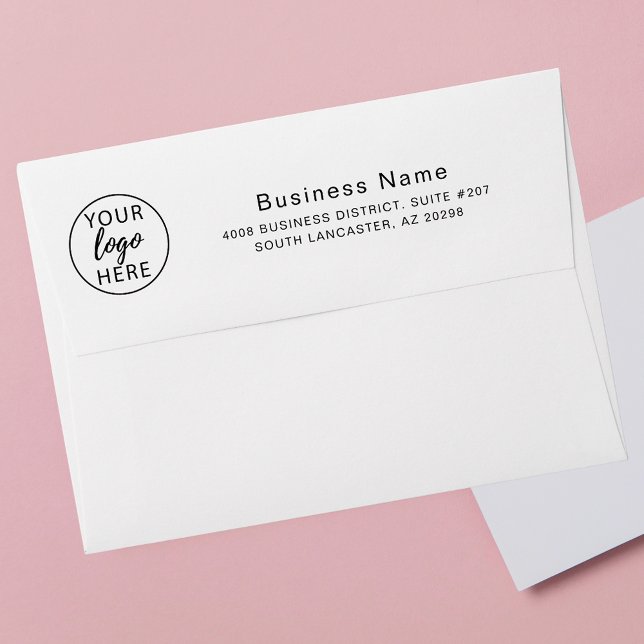 Custom Business Logo Return Address Envelope (Custom Business Logo Return Address Envelope)