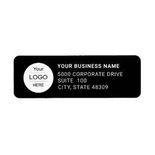 Custom Business Logo Return Address Labels