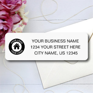 Custom Business Logo Return Address Labels