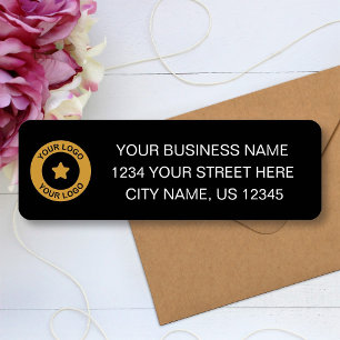 Custom Business Logo Return Address Labels