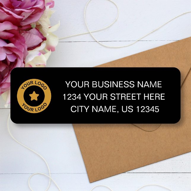 Custom Business Logo Return Address Labels (Creator Uploaded)