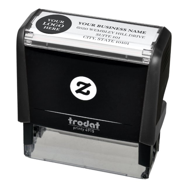 Custom Business Logo Return Address Self-Inking St Stamp (Product)