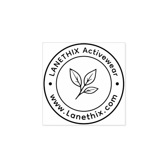  Custom Business Logo Rubber Stamp (Imprint)