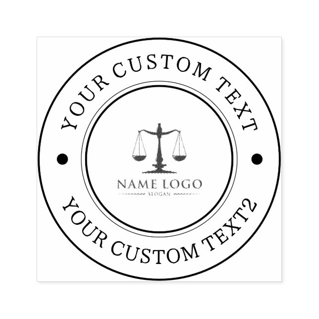 Custom Business Logo Rubber Stamp (Imprint)