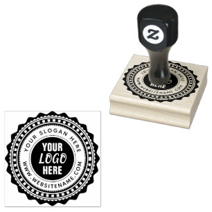 Custom Business Logo Rubber Stamp