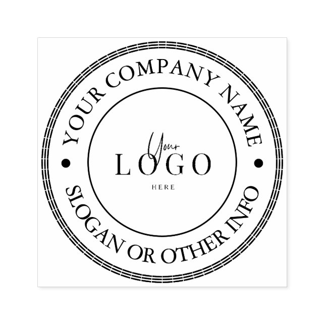Custom Business Logo Rubber Stamp (Imprint)