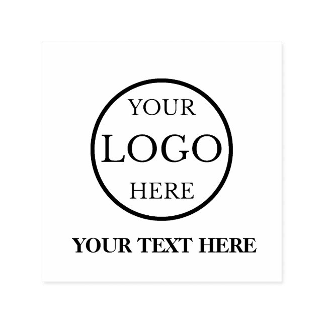 Custom Business Logo Self-inking Stamp (Design)