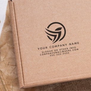 Custom Business Logo Simple & Modern Self-inking Stamp