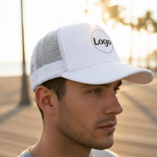 Custom Business Logo   Simple & Professional Trucker Hat