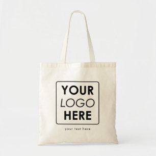 Custom Business Logo Slogan Text Professional Tote Bag