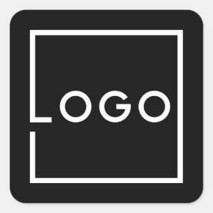 Custom Business Logo Square Sticker
