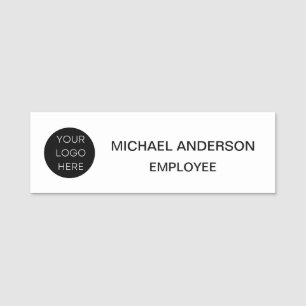 Custom Business Logo Staff Employee Name Tag