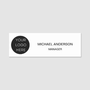 Custom Business Logo Staff Employee Name Tag