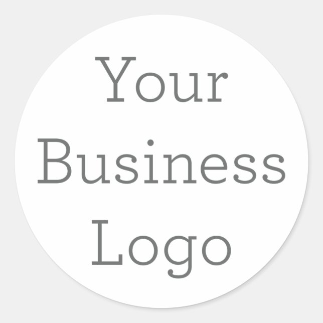Custom Business Logo Sticker (Front)