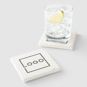 Custom Business Logo Stone Coaster
