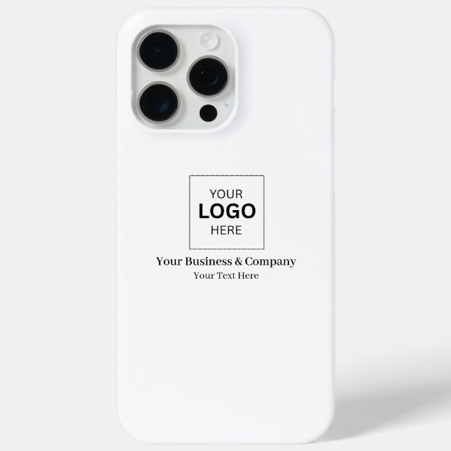 Custom Business Logo Template Case-Mate iPhone Case (Back)