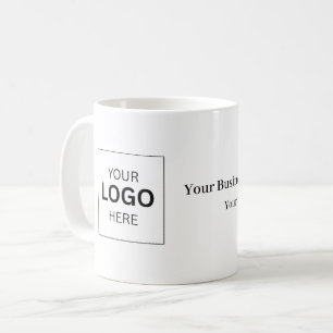 Custom Business Logo Template Coffee Mug