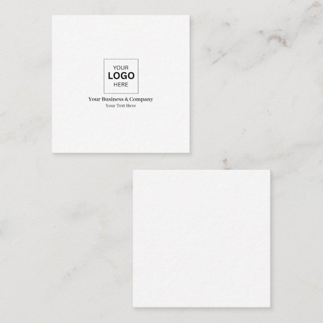 Custom Business Logo Template Discount Card (Front/Back)