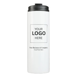 Custom Business Logo Template Thermal Tumbler