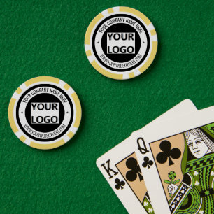 Custom Business Logo, Text and Colours Poker Chips