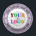Custom Business Logo Text Dart Board - Your Colour<br><div class="desc">Custom Colours and Fonts - Design Your Own Dartboards with Simple Personalised Your Company Logo and Name Website or Custom Text Professional Design Promotional Business Dart Board / Gift - Add Your Logo - Image or Photo - QR Code / Name - Company / Website or Phone , E-mail /...</div>