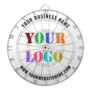 Custom Business Logo Text Personalised Dart Board