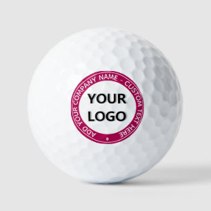 Custom Business Logo Text Promotional Golf Balls