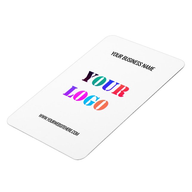 Custom Business Logo Text Promotional Magnet Gift (Left Side)