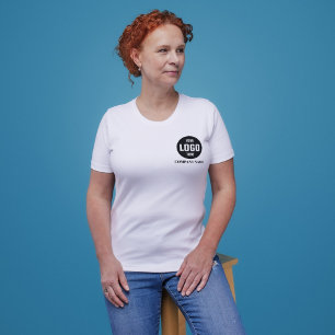 Custom Business Logo & Text T-Shirt for Profession