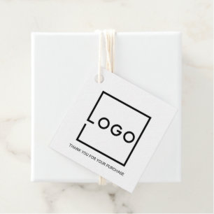 Custom Business Logo Thank You Favour Tags