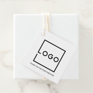 Custom Business Logo Thank You Favour Tags