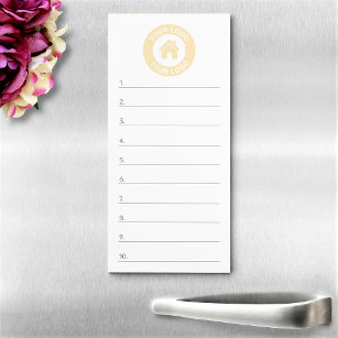 Custom Business Logo To-Do List Promotional Magnetic Notepad