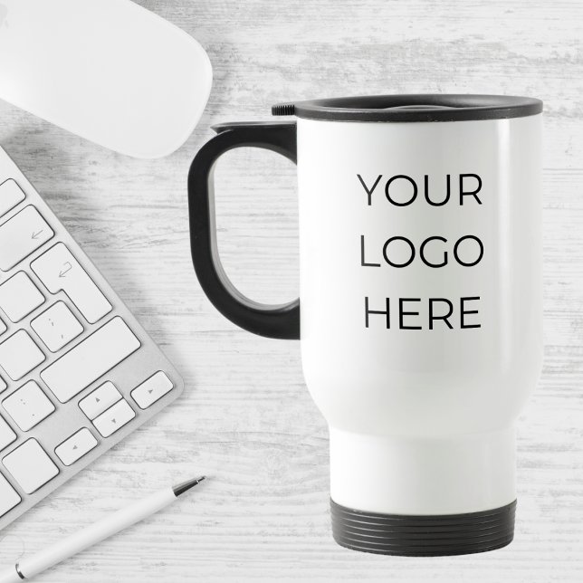 Custom Business Logo Travel Mug (Creator Uploaded)