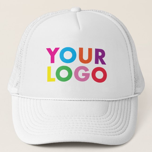 Custom Business Logo Trucker Hat (Front)