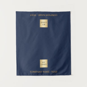 Custom Business Logo Vendor Table Runner Display  Tapestry