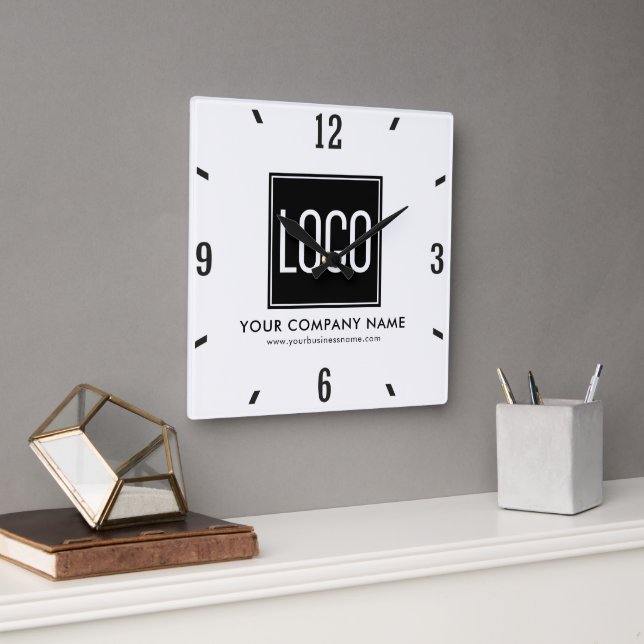 Custom Business Logo Wall Clock (Office)