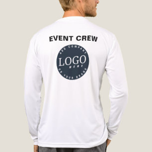 Custom Business Logo Website Company Employee Swag Tri-Blend Shirt