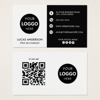 Custom business logo website social media
