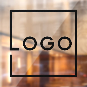 Custom Business Logo Window Cling