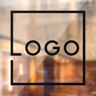 Custom Business Logo Window Cling