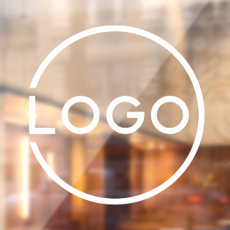 Custom Business Logo Window Cling