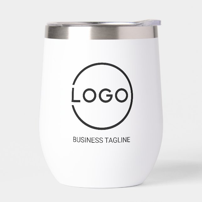 Custom Business Logo with Custom Text (Left)