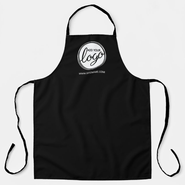 Custom Business Logo with Custom Text Apron (Front)