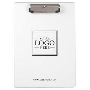 Custom Business Logo with Custom Text Clipboard